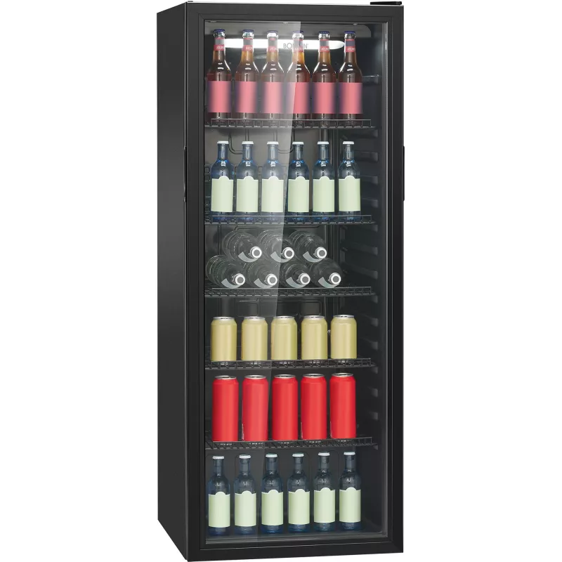 Bomann KSG 7292 Kühlschrank mit Glastür 143 cm Weiß