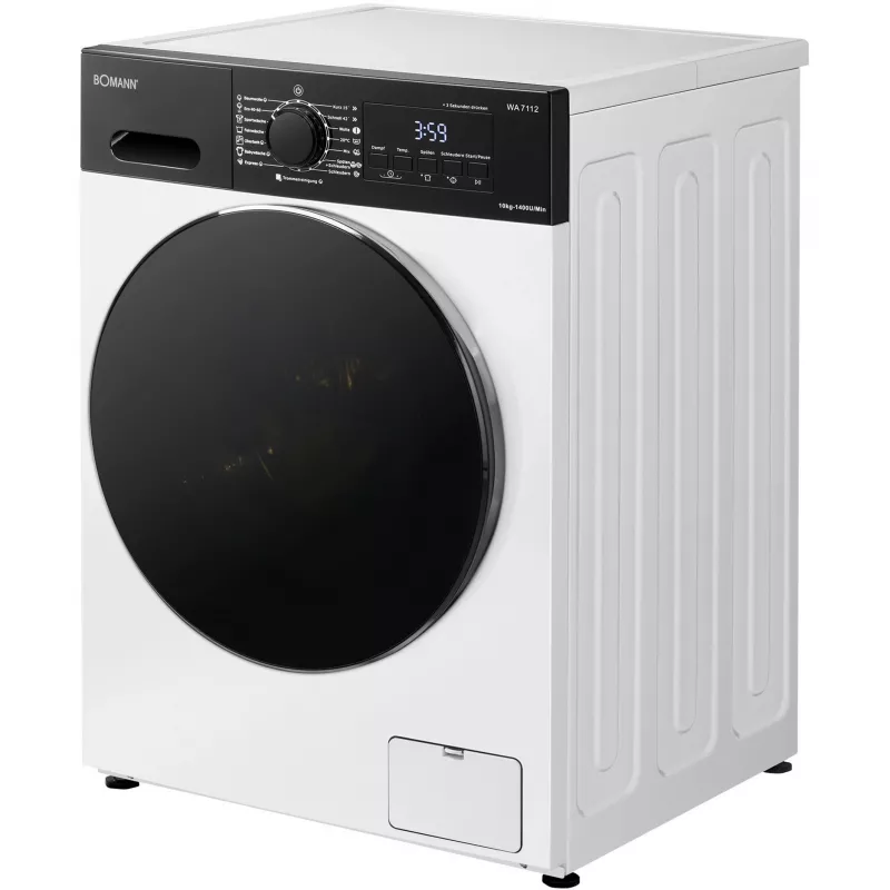 BOMANN WA 7112 Herzförmiger Waffelautomat, 1000 W, Weiß/Schwarz