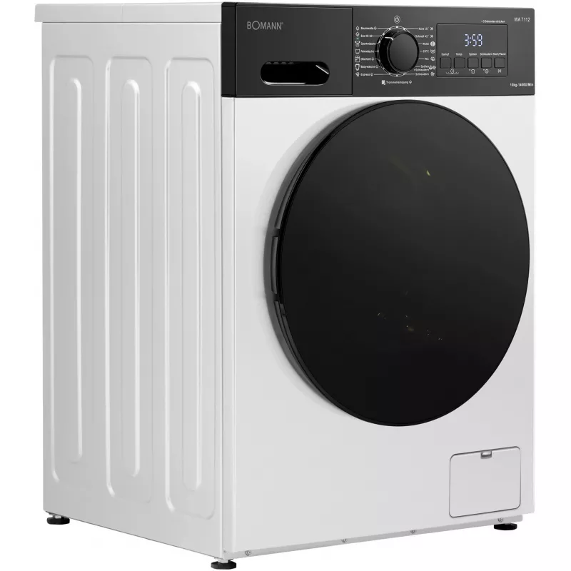BOMANN WA 7112 Herzförmiger Waffelautomat, 1000 W, Weiß/Schwarz