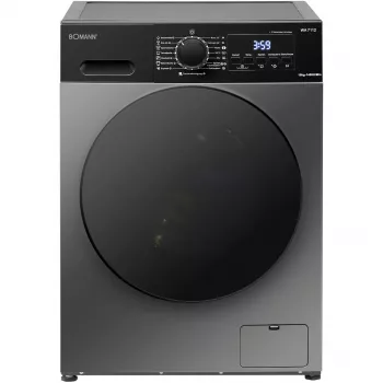 BOMANN WA 7112 Titan Herzförmiges Waffeleisen, 800 W, Titan/Schwarz