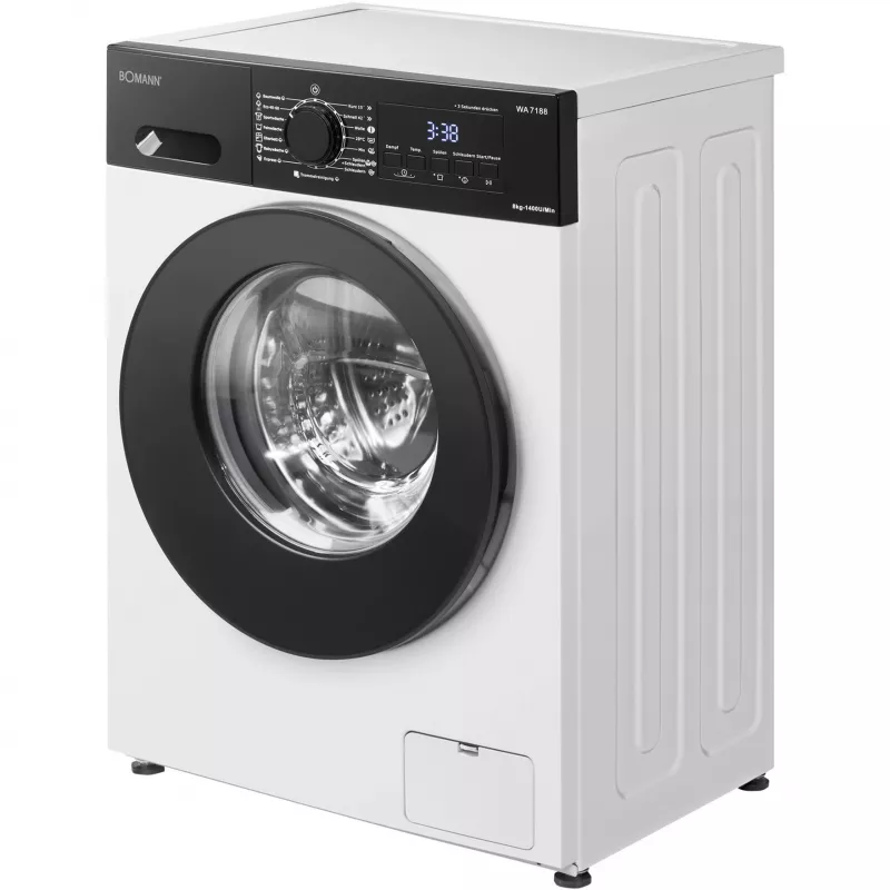 BOMANN WA 7188 Herzförmiges Waffeleisen, 1300 W, Weiß/Schwarz