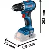 Bosch 18V Professional Set Rotary Hammer GBH 18V-22 + Drill Driver GSR 18V-45 - (blau/schwarz, 2x Li-Ion Akku 4,0 Ah, Hammerbohrer- und Bit-Set, Werkzeugtasche) (0615V0003D)