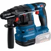 Bosch 18V Professional Set Rotary Hammer GBH 18V-22 + Drill Driver GSR 18V-45 - (blau/schwarz, 2x Li-Ion Akku 4,0 Ah, Hammerbohrer- und Bit-Set, Werkzeugtasche) (0615V0003D)