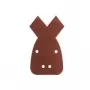 Bosch 2609256A71 Red Wood Delta Schleifblatt-Set, 10-teilig, Körnungen K60/K80/K120, Klettverschluss, für Multischleifer