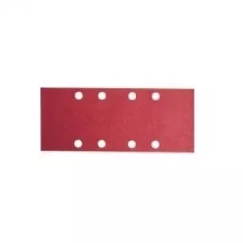 Bosch 2609256A82 10-teiliges Schleifpapier-Set 186x93 mm Körnung 60/80/120 Rot Holz und Lack