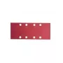Bosch 2609256A82 10-teiliges Schleifpapier-Set 186x93 mm Körnung 60/80/120 Rot Holz und Lack