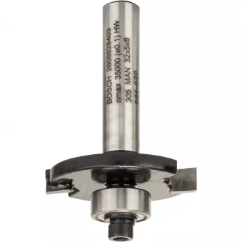 Bosch Accessories 2608628403 Carbide Nutfräser, 32 mm Schneidurchmesser, 8 mm Schaft, 51 mm Länge