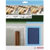 Bosch Accessories 2609256C43 Handschleifpapier-Set, Körnung P40/P80/P120, 230 x 280 mm, 9 Blatt