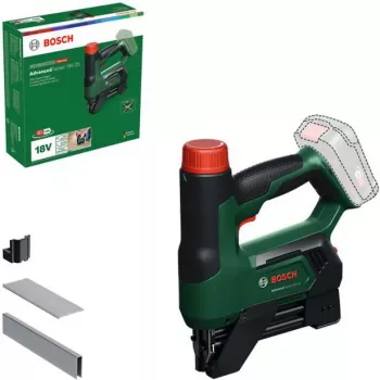 Bosch AdvancedTacker 18V-25 Akku-Tacker/Nagler (Gerät ohne Akku und Ladegerät) Grün/Schwarz