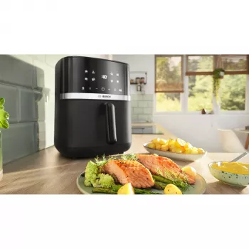 BOSCH Air Fryer MAF462B0 Series 4 (Schwarz, 2050 W, Korb 6,1 L)