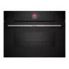 Bosch CMG7241B1 Kompaktbackofen mit Mikrowelle, 45L, 900W, Schwarz