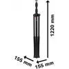 Bosch Baustellenleuchtenstativ GLT 300-40 Professional (Schwarz, 5/8 Zoll Gewinde M10) 06188000MT
