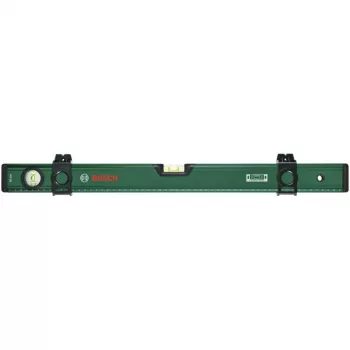 Bosch DIY Wasserwaage 60 cm mit Markierschieber, V-Nut & flachgefrästem Boden – Grün
