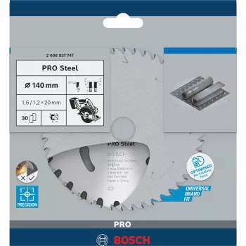 Bosch Expert for Wood Kreissägeblatt 140 x 20 mm, 30 Zähne, TCT, ATB, für Handkreissägen 2608837747