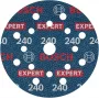 Bosch Expert M480 Net Schleifscheibe 150 mm P120 50er-Pack Klettverschluss Multi-Loch für Exzenterschleifer 2608902449