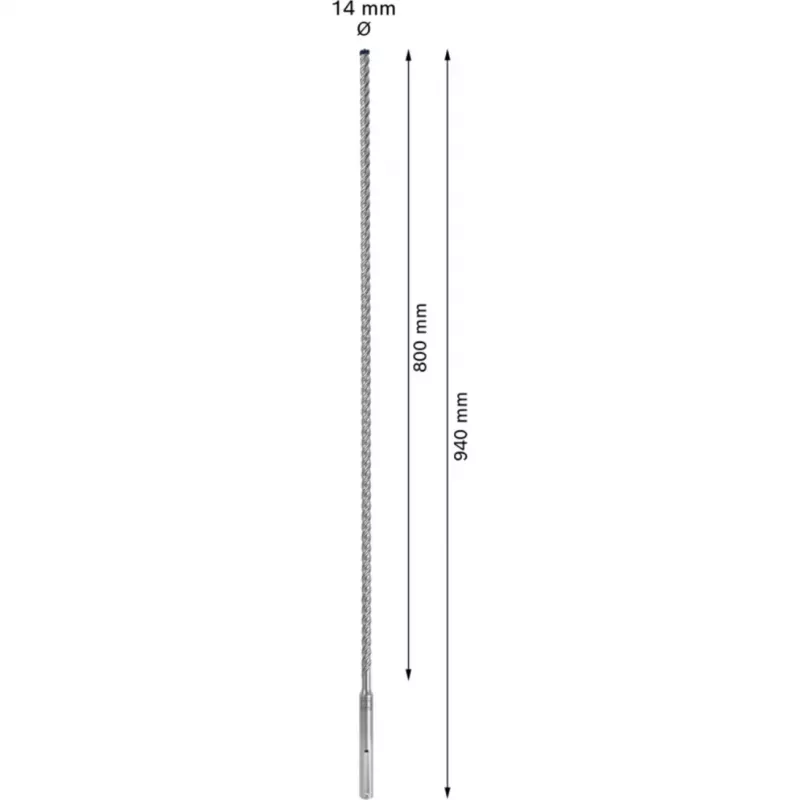 Bosch Expert SDS-max-8X Hammerbohrer 14x940mm für Beton, Mauerwerk, Stahlbeton 2608900210