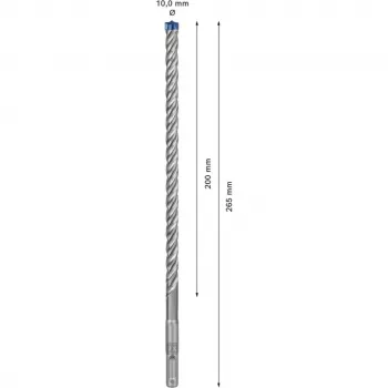 Bosch EXPERT SDS plus-7X Hammerbohrer-Set 10 mm, 30 Stück, 265 mm Länge 2608900188