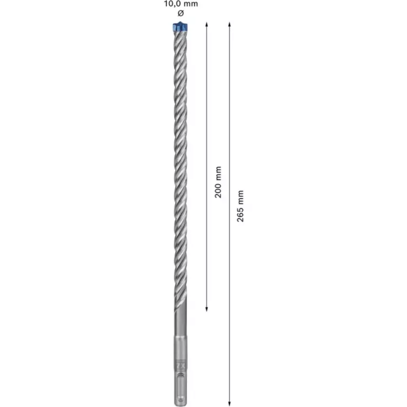 Bosch EXPERT SDS plus-7X Hammerbohrer-Set 10 mm, 30 Stück, 265 mm Länge 2608900188