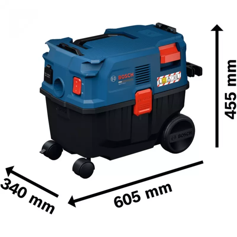 Bosch GAS12-25LS Allzwecksauger 1250 W 25 L Nass- und Trockensauger