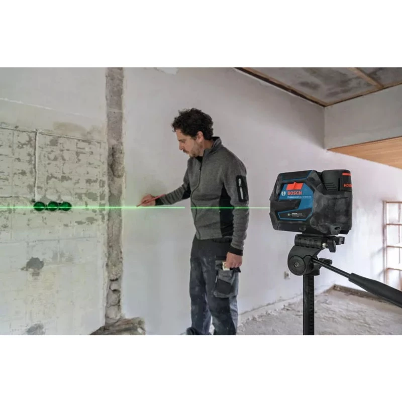 Bosch GCL 12V-50-22 CG Professional Kombinationslaser-Set mit RM 20 Halterung, BT 150 Stativ, 2,0Ah Akku, Ladegerät und L-BOXX 0601066S01