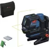 Bosch GCL 12V-50-22 CG Professional Kabelloser Kombinationslaser (Blau/Schwarz, grüne Laserlinien und Lotpunkte, inkl. RM 20 Drehhalterung)