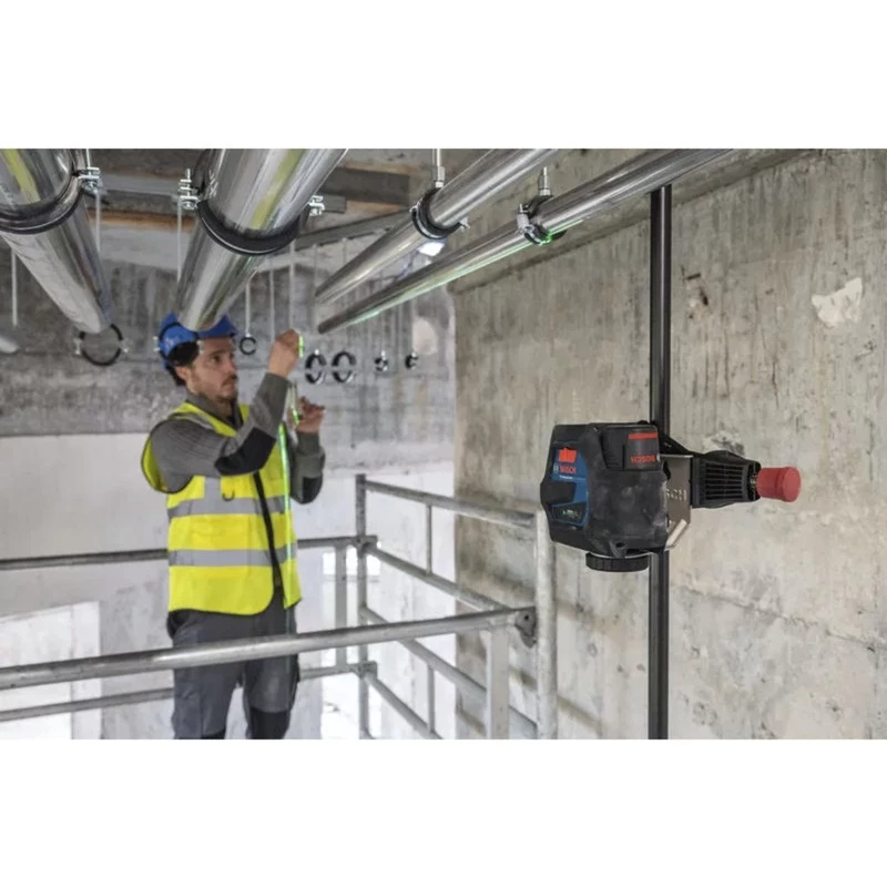 Bosch GCL 12V-50-22 CG Professional Kabelloser Kombinationslaser (Blau/Schwarz, grüne Laserlinien und Lotpunkte, inkl. RM 20 Drehhalterung)