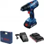 Bosch GSR 180 LI Professional Akku-Bohrschrauber 18V 2x2,0Ah Li-Ion