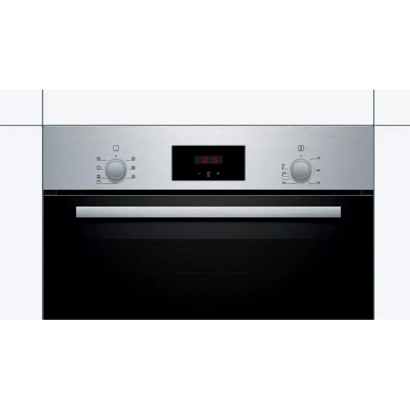 Bosch HBF113BR1S Einbau-Elektrobackofen, 66L, Edelstahl
