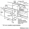 Bosch HBF113BV1S Einbau-Elektrobackofen, 66 l, Edelstahl