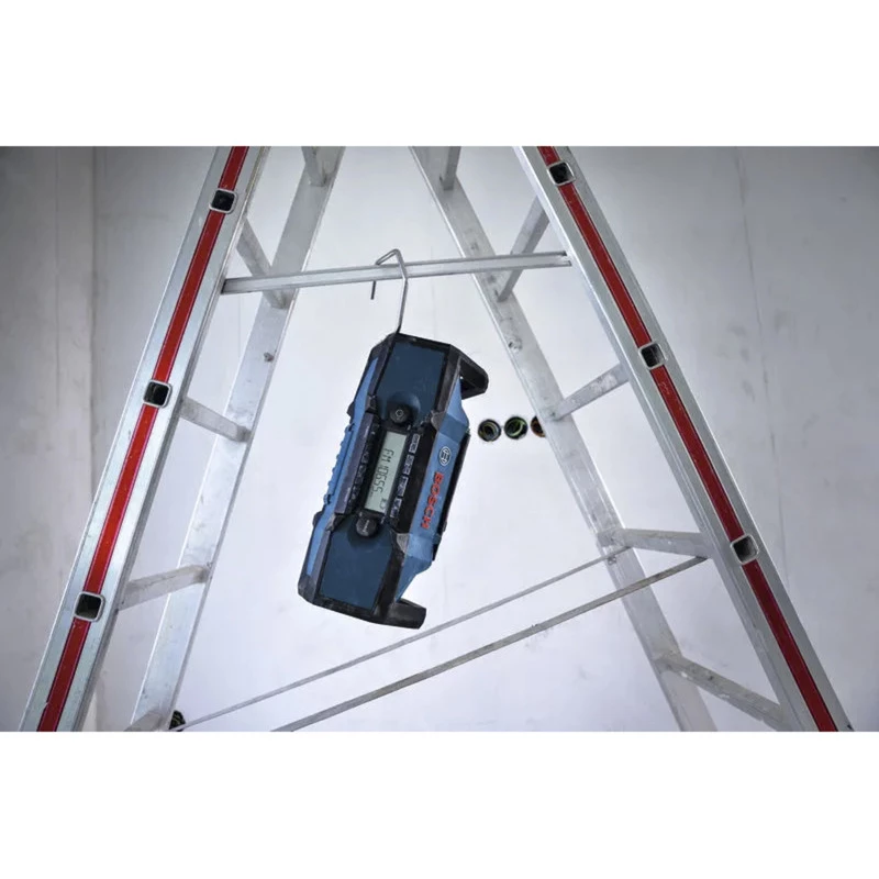 BOSCH HEAVY DUTY GPB18V-3C Professional Bluetooth FM Radio (Blau/Schwarz, Gerät ohne Akku)