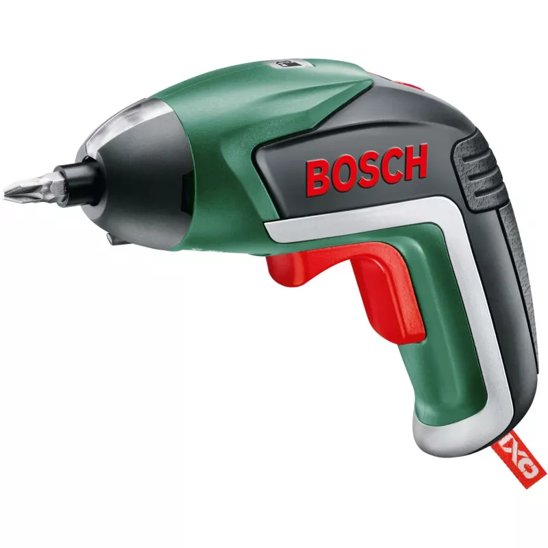 Bosch IXO 5 Akku-Schrauber mit 32-teiligem Bit-Set, 3,6 V Li-Ion 1,5 Ah, Grün/Schwarz