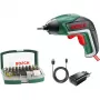 Bosch IXO 5 Akku-Schrauber mit 32-teiligem Bit-Set, 3,6 V Li-Ion 1,5 Ah, Grün/Schwarz