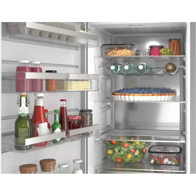 Bosch KSN36AICM Stand-Kühlgefrierkombination, 302 L, NoFrost, Inox-Look, Energieeffizienzklasse C