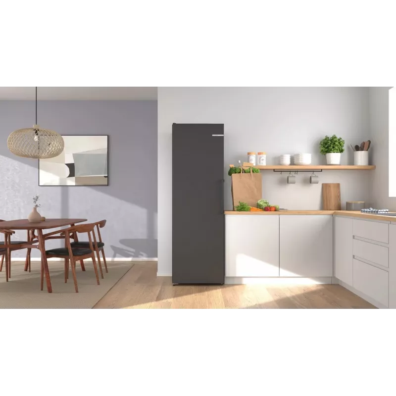 Bosch KSN36VCCG Freistehender Kühl- und Gefrierschrank, 308 L, No Frost, Inox-Look