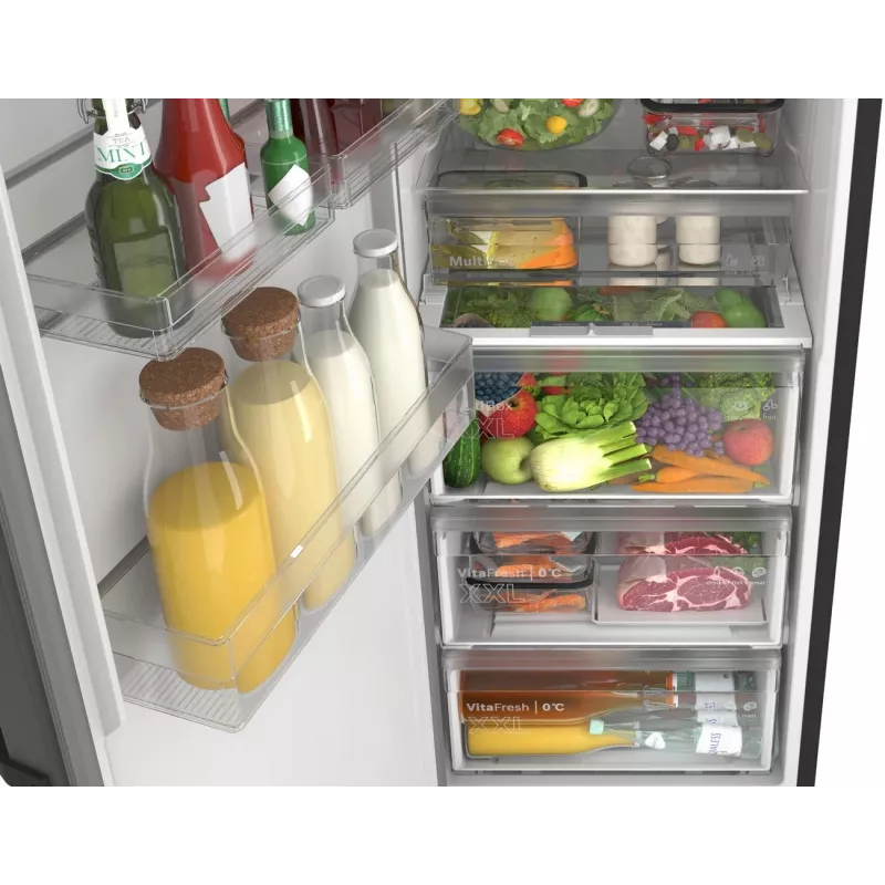 Bosch KSN36VCCG Freistehender Kühl- und Gefrierschrank, 308 L, No Frost, Inox-Look