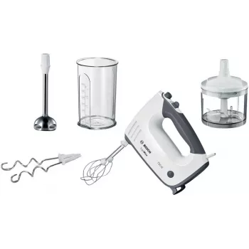 Bosch MFQ37480 ErgoMixx Handrührer, 750 W, Weiß/Grau