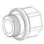 Bosch MIC Series M25 auf 3/4 Zoll NPT Kabelkanal-Adapter (MIC-M25XNPT34)