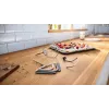 Bosch MUM58359 Küchenmaschine Rubinrot/Silber 1000W 3,9L Edelstahlschüssel