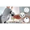 Bosch MUM58359 Küchenmaschine Rubinrot/Silber 1000W 3,9L Edelstahlschüssel