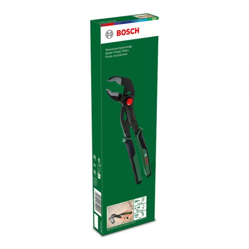 Bosch Power Tools 1600A032V9 Wasserpumpenzange 250 mm (Schwarz/Grün)