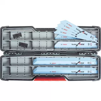 Bosch Power Tools Sabre Saw Blade Set Flexible for Metal, 20-Piece (in ToughBox)