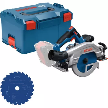 BOSCH Power Tools Set: Akku-Handkreissäge GKS 18V 57 GX mit Sägeblatt in L-BOXX