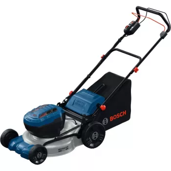 BOSCH POWERTOOLS Akku-Rasenmäher GRA 18V2-46SP Professional, 36V (2x18V), Blau, 2x 5,5 Ah Lithium-Ionen-Akku, Ladegerät