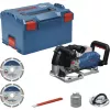 BOSCH PowerTools Akku-Nutfräse GNF 18V-40 Professional Solo, 18 Volt (Blau/Schwarz, ohne Akku und Ladegerät, im L-BOXX)