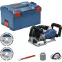 BOSCH PowerTools Akku-Nutfräse GNF 18V-40 Professional Solo, 18 Volt (Blau/Schwarz, ohne Akku und Ladegerät, im L-BOXX)