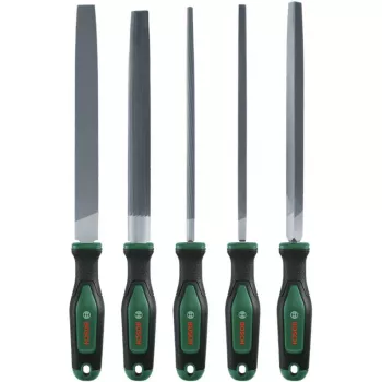BOSCH POWERTOOLS Feilensatz, 5-teilig, 200 mm, Grün/Schwarz