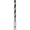 Bosch PowerTools HSS PointTeQ Hex Spiralbohrer, 6 mm, 10 Stück, Arbeitslänge 57 mm