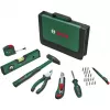 BOSCH Powertools Universelles Handwerkzeug-Set, 25-teilig (Grün, mit Werkzeugtasche)