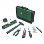 BOSCH Powertools Universelles Handwerkzeug-Set, 25-teilig (Grün, mit Werkzeugtasche)