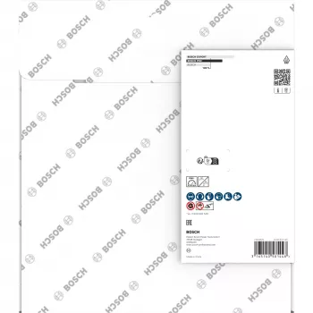 Bosch PRO Keramik-Diamanttrennscheibe, 250 mm Durchmesser, 30 mm Bohrung (mit 25,4 mm Reduzierring), durchgehende Kante, Nass-/Trockenschnitt
